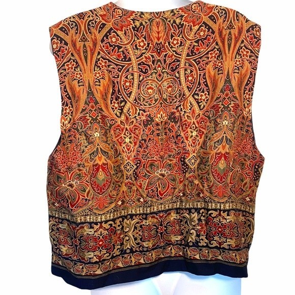 Pendleton Quilted Front Silk Back Vest - Picture 1 of 5